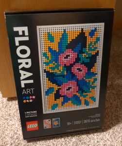 LEGO Art 31207: Floral Art Wandbehang; NEU in versiegelter Verpackung ~ NICHT MEHR ERHÄLTLICH & seltener Fund! - Bild 1 von 12