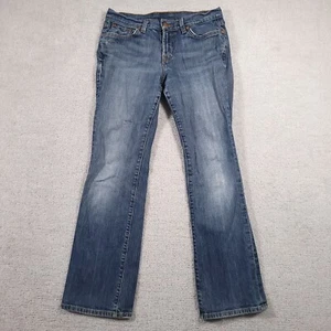 Lucky Brand Gene Montesano Jeans Women 6 28 Short 29X29 Distressed Boot USA Made - Picture 1 of 20