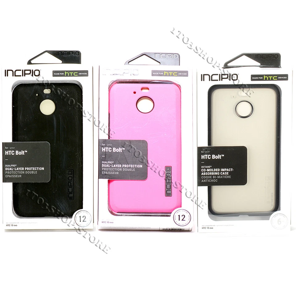 Funda rígida a presión Incipio HTC 10 Evo / HTC Bolt en serie DualPro y Octane Foto 1 de 4