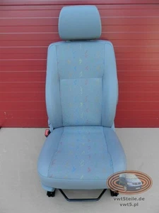 Fahrersitz seat driver VW T5 uk passenger inca artificial leather sky vinyl - Imagen 1 de 1