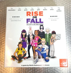 New Sealed FoxMind RISE OR FALL THE BATTLE OF THE CLIQUES Card Board Game 7+ - Picture 1 of 4