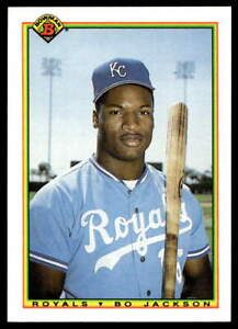 1990 Bowman 378 Bo Jackson   Kansas City Royals  Baseball Card