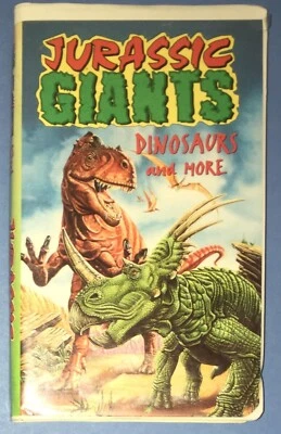 Jurassic Giants VHS 1994 Dinosaurs And More Reptiles Mammals Smithsonian Vintage - Image 1 of 3