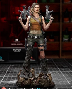 1/24 1/18 Alice Resident Evil Unpainted Unassembled 3D Printing Model Garage Kit - Picture 1 of 1