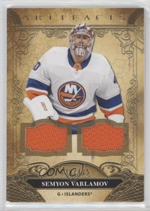 2020-21 Upper Deck Artifacts Material Gold /175 Semyon Varlamov #100