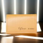 ☆Your name☆ on a stylish handmade leather wallet. Stylish and practical product.