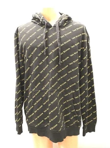 True Religion Allover Print Men's Black Pullover Hoodie Sweatshirt 2XL - Picture 1 of 7