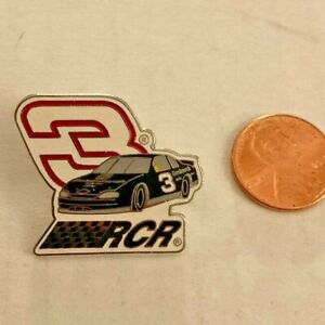 Vintage Dale Earnhardt Sr. #3 RCR Pin Metal Super Rare