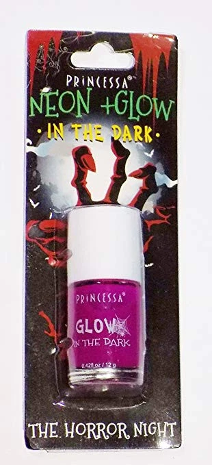 HG-18 LA NOCHE DE TERROR PRINCESA NEÓN BRILLO EN LA OSCURIDAD ESMALTE DE UÑAS BAYAS MORADAS Foto 1 de 1