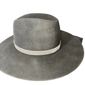 Burns 1876 Size 6 3/4 Grey/brown Blend Made In The USA Delaney Cowboy Hat Ranch - Picture 1 of 11