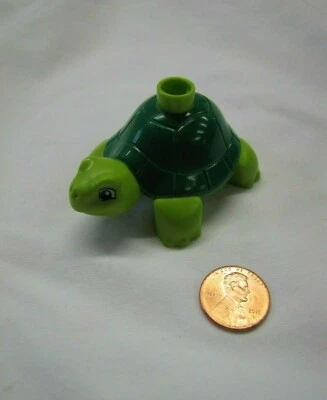 Nuevo Lego Duplo Tortuga Verde Tortuga Animal Color Lima Cuerpo con Caparazón Zoo Mascota Foto 1 de 3