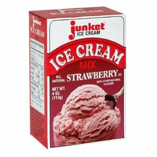 Junket Strawberry Ice Cream Mix (Pack of 12)