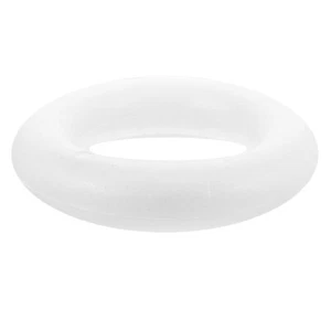 Garland Foam Ring DIY Craft Ornament Unpainted Foam Circle DIY Painting Foam - Picture 1 of 12