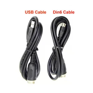 For Thrustmaster TH8A TSSH TSSH+ Gear Shifter Signal Data Cable Din6/USB Cable - Picture 1 of 9