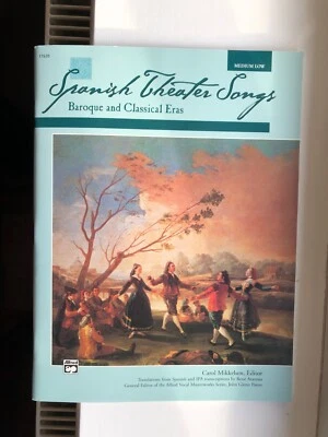 Spanish Theatre Songs of the Baroque & Classical Eras - Medium Low Voice & Piano - Image 1 of 4