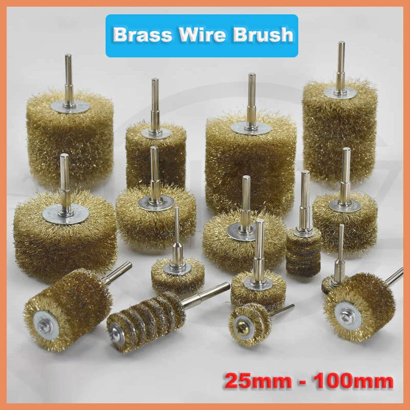 Drahtbürsten Draht Rundbürste Scheibenbürste Drahtbürsten 3mm 6mm Schaft - Bild 1 von 4