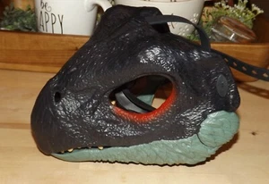 Mattel Jurassic World Dominion Therizinosaurus Dinosaur Dino Mask Chomp N Roar - Picture 1 of 7