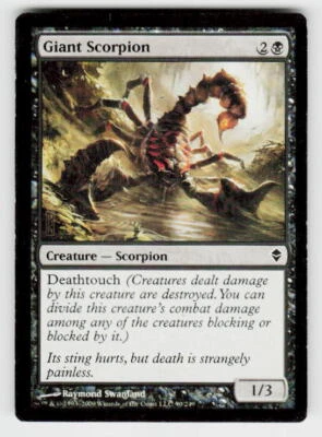 Zendikar #90 Giant Scorpion - Image 1 of 2