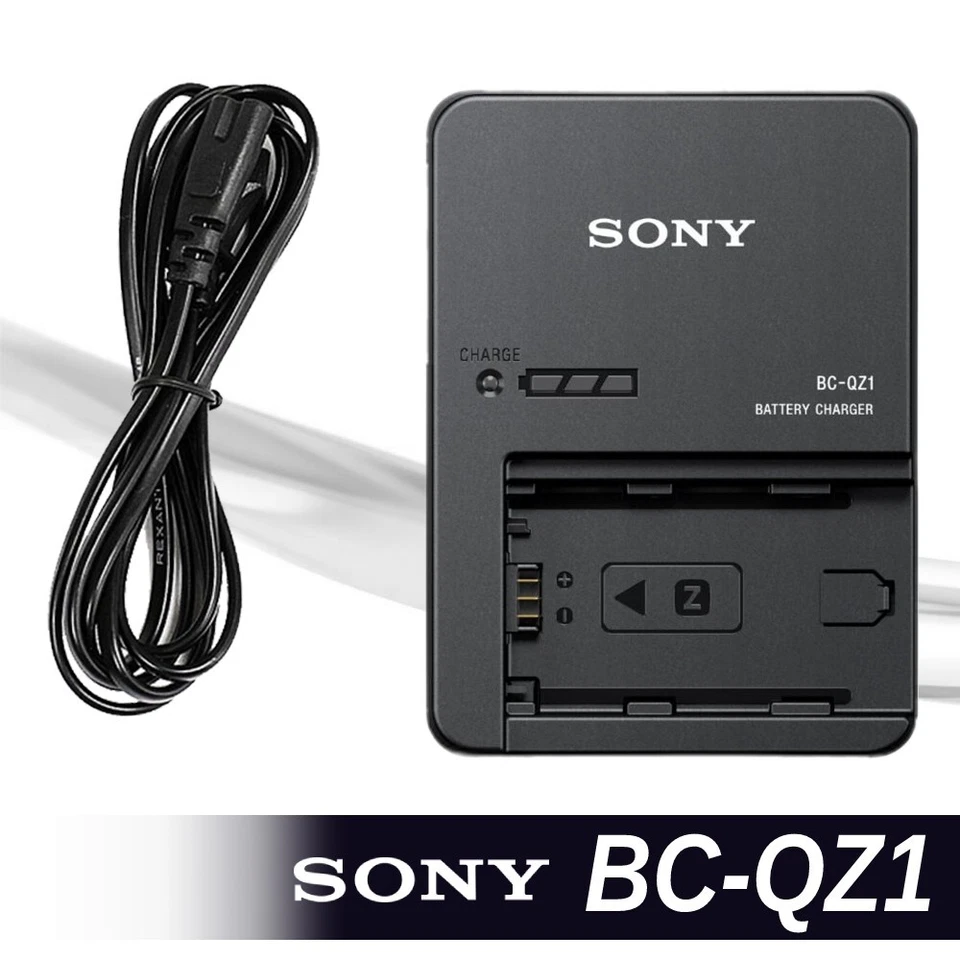 (Caja abierta) Cargador Batería Sony BC-QZ1 NP-FZ100 A7 III A7M3 A7R III A7 - Negro Foto 1 de 1