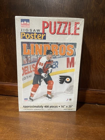 Starline Jigsaw Poster Puzzle Eric Lindros  16" x 20" 400p 98 Flyers Sealed NOS Cover