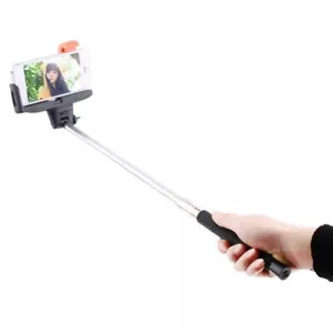 Monopod Wireless Selfie Stick Bluetooth with Remote Mobile holder 1005mm - Blue - Picture 1 of 3