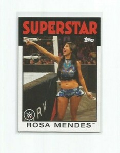 ROSA MENDES 2016 TOPPS HERITAGE WWE SUPERSTAR CARD #52