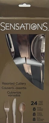 Metallic Rose Gold Cutlery Assorted - Image 1 of 2