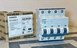 SIEMENS 5SY4404-8 MINIATUR-SCHUTZSCHALTER 4A 400V AC 4-POLIG 5SY4 - Bild 1 von 12