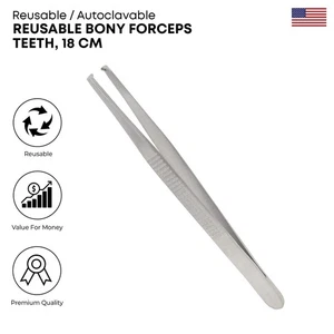 Bony Forceps 18 cm with Teeth Stainless Steel Surgical Instruments German Grade - Picture 1 of 2