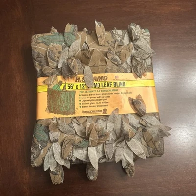 Hunters Specialties Leaf Blind Hunting 3D USA MADE Lightweight Camo 56”x 12 Feet - Image 1 of 4