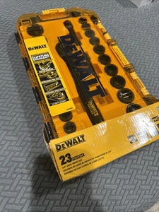 DEWALT DWMT74738 23-Pc 3/8” Drive Impact Socket Set - ToughBox, Metric & SAE - Picture 1 of 10