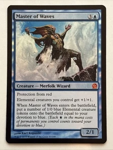 Lámina Theros Master of Waves 53/249 MP Mythic Magic The Gathering - Imagen 1 de 2