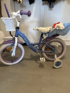 Anna und Elsa 14 Zoll Fahrrad Kinderfahrrad Kinderrad Fahrrad - Bild 1 von 4