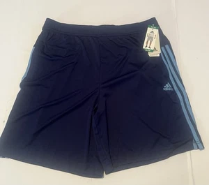 Adidas Aeroready Essentials Herren Stripe Shorts Blau XL Neu - Bild 1 von 10