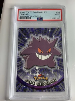 2000 Topps Pokemon #94 Gengar Series 2 PSA 9 MINT - Image 1 of 2