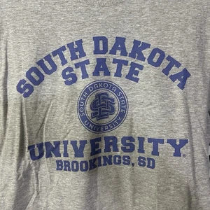 SOUTH DAKOTA STATE T-Shirt Small Gray NWOT Jackrabbits Brookings - Picture 1 of 10