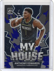 Anthony Edwards 2022-23 Donruss Optic My House Purple Prizm #19 Timberwolves - Picture 1 of 2