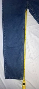 Jeans Uomo Blu, Basic, 33x32, Sears, Kmart, Pantaloni, Vestibilità Relaxed - Foto 1 di 10