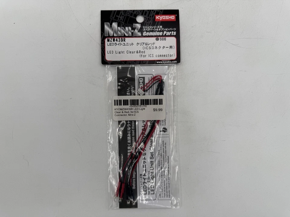 Kyosho Mini-Z MZW439R LED Light Clear&Red (for ICS Connector) 31HW - Image 1 of 4