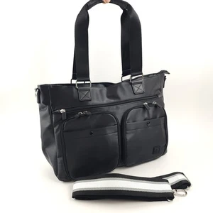 IHKWIP Cargo Catchall Tote With Crossbody Strap Metalic Black Handtasche Tasche - Bild 1 von 12