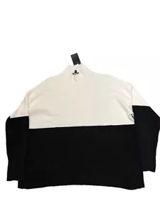 The Limited Neu mit Etikett gestreifter Damenpullover Rollkragenpullover schwarz/weiß Gr. XL - Bild 1 von 4