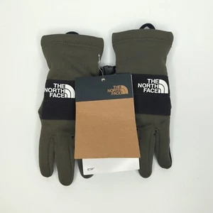 NWT The North Face Kids S Sierra Etip Gloves Green Sherpa Lined Palm Grip - Picture 1 of 5
