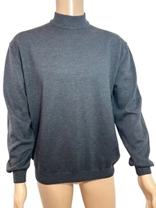 Principe Herren Pullover Rollkragenpullover L Grau Wolle Langarm Vintage Italy - Bild 1 von 10