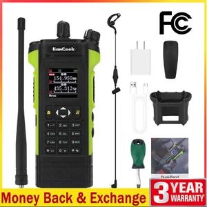 HAMGEEK APX-8000 12W Dual Band Radio VHF UHF Walkie Talkie Duplex with Earphone - Bild 1 von 31