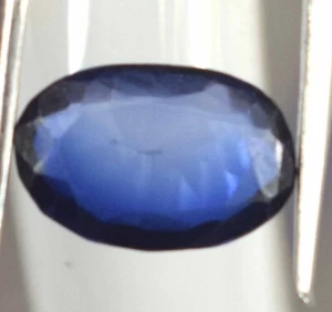Pietra Preziosa Ovale Maxixe Berillo Blu Naturale 3,20 Ct Certificata C5661 Affare Paracolpi - Foto 1 di 7
