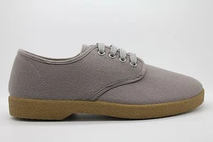Zig zag wino shoes gray canvas upper w/gum sole 7201(OG WINOS). - Picture 1 of 5