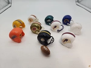 OPI NFL Steelers BILLS Sf Bengals Packers VTG Mini Gumball Football Helmet Lot - Picture 1 of 19