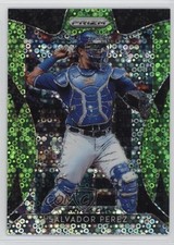 2019 Panini Prizm Tier II Lime Green Donut Circle /199 Salvador Perez #200