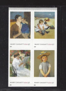 US Scott # 3804 - 3807 Mary Cassatt Block of 4 From Pane 3807b / 2003 MNH - Picture 1 of 1
