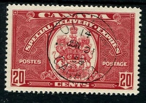 CANADÁ 1938 ENTREGA ESPECIAL 20c brazos SGS10 FINO USADO - Imagen 1 de 1